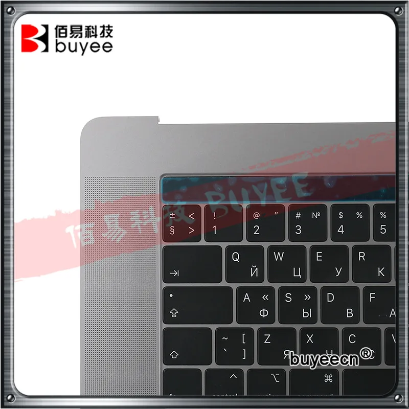 A1990 C壳+俄语键盘+触摸板+触摸条+电池总成 灰色全新 (6)