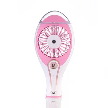 

2018 Portable Mini Fan Fashion Small Battery Spray Fan Air Conditioner Handheld Fan Air Cooler Fans for Office Desktop Home 6V