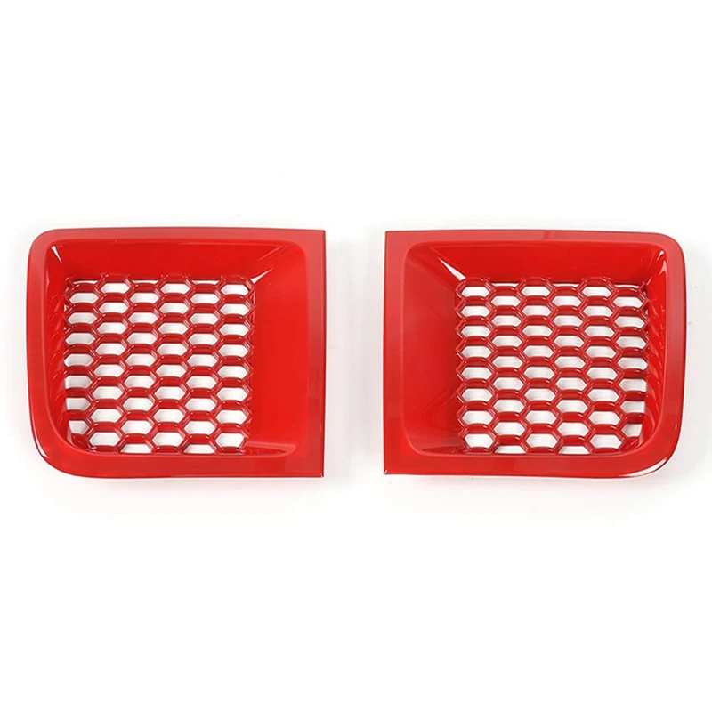 

For Jeep Renegade Exterior Car Front Bumper Grille Air Intake Mesh Trim Decor Frame Sticker Cover Styling 2016 2017 2018 1.4T
