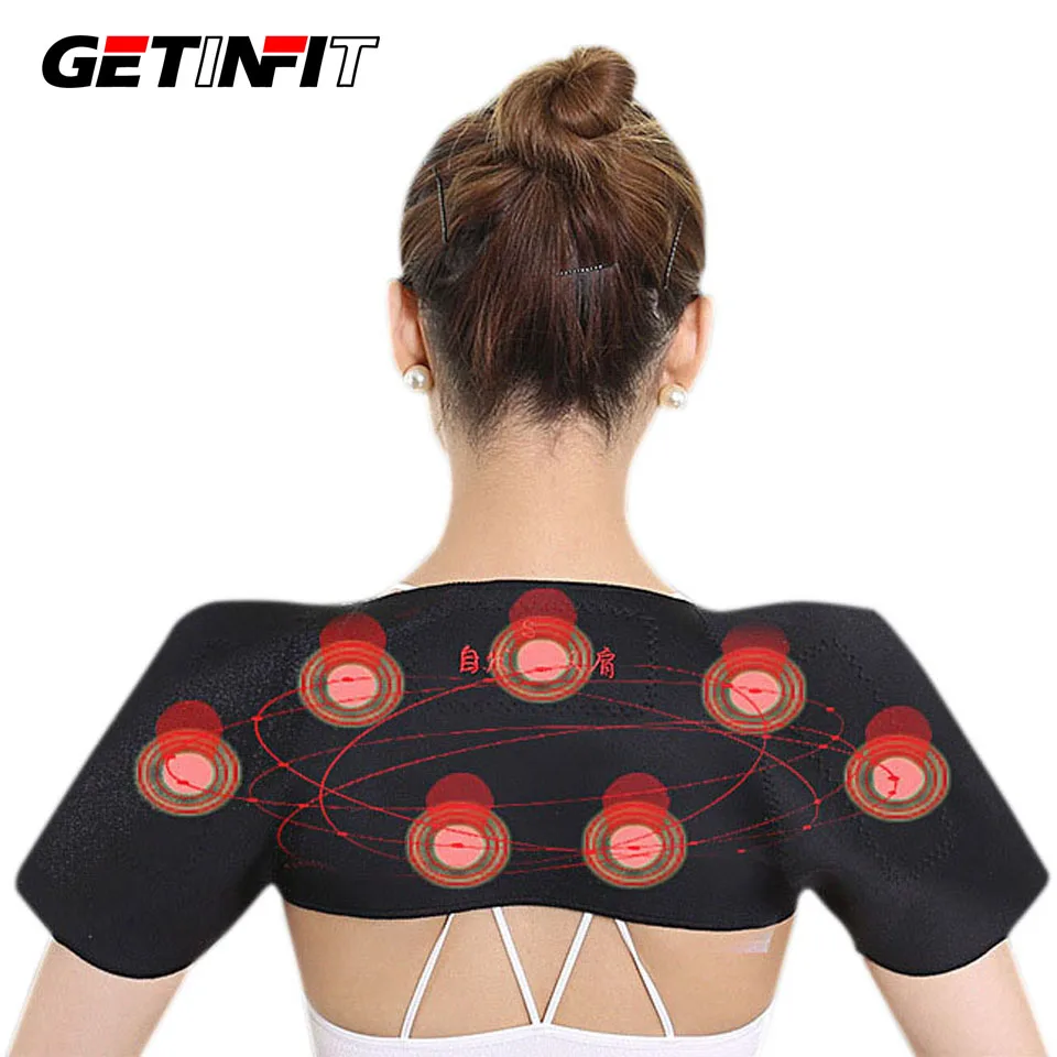 Греющий турмалиновый пояс Getinfit унисекс самонагревающийся для тепловой терапии