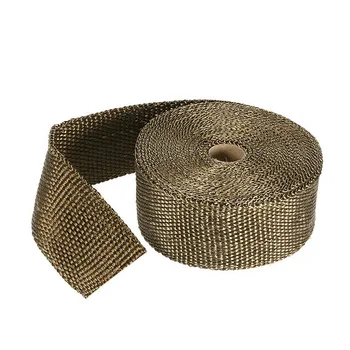 

Titanium fiber Insulation Cloth Heat Shield Tape 10pcs Cable Ties Set Anti-melting Exhaust Equipment Useful