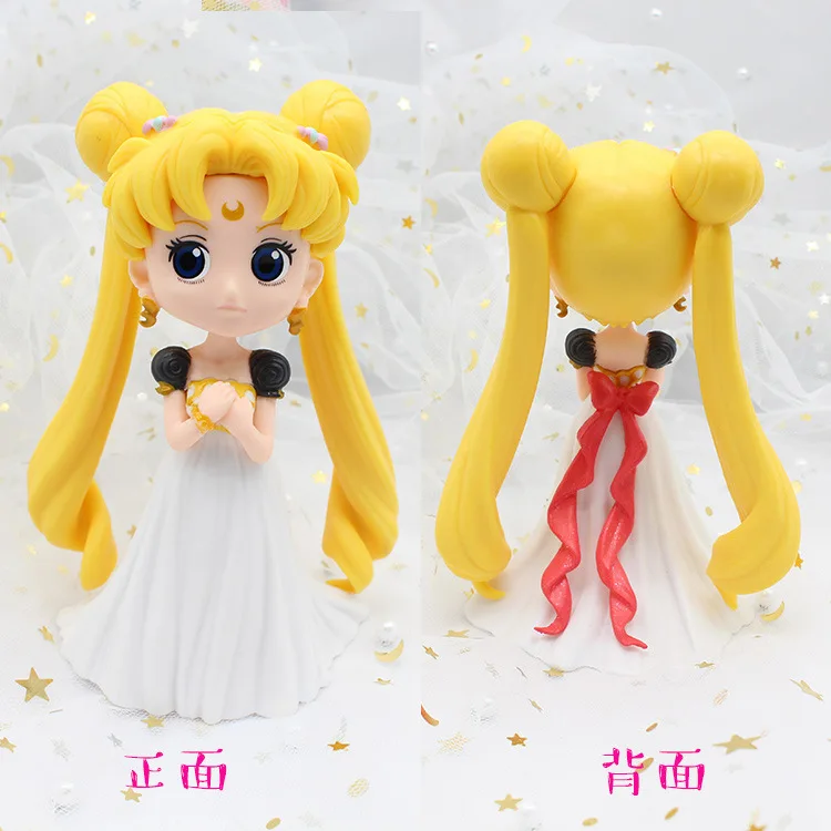 Cute Pretty Girl Warrior Cake Decorations And Ornaments Birthday Cake Usagi Little Princess Bakery Decoration Garage Kit