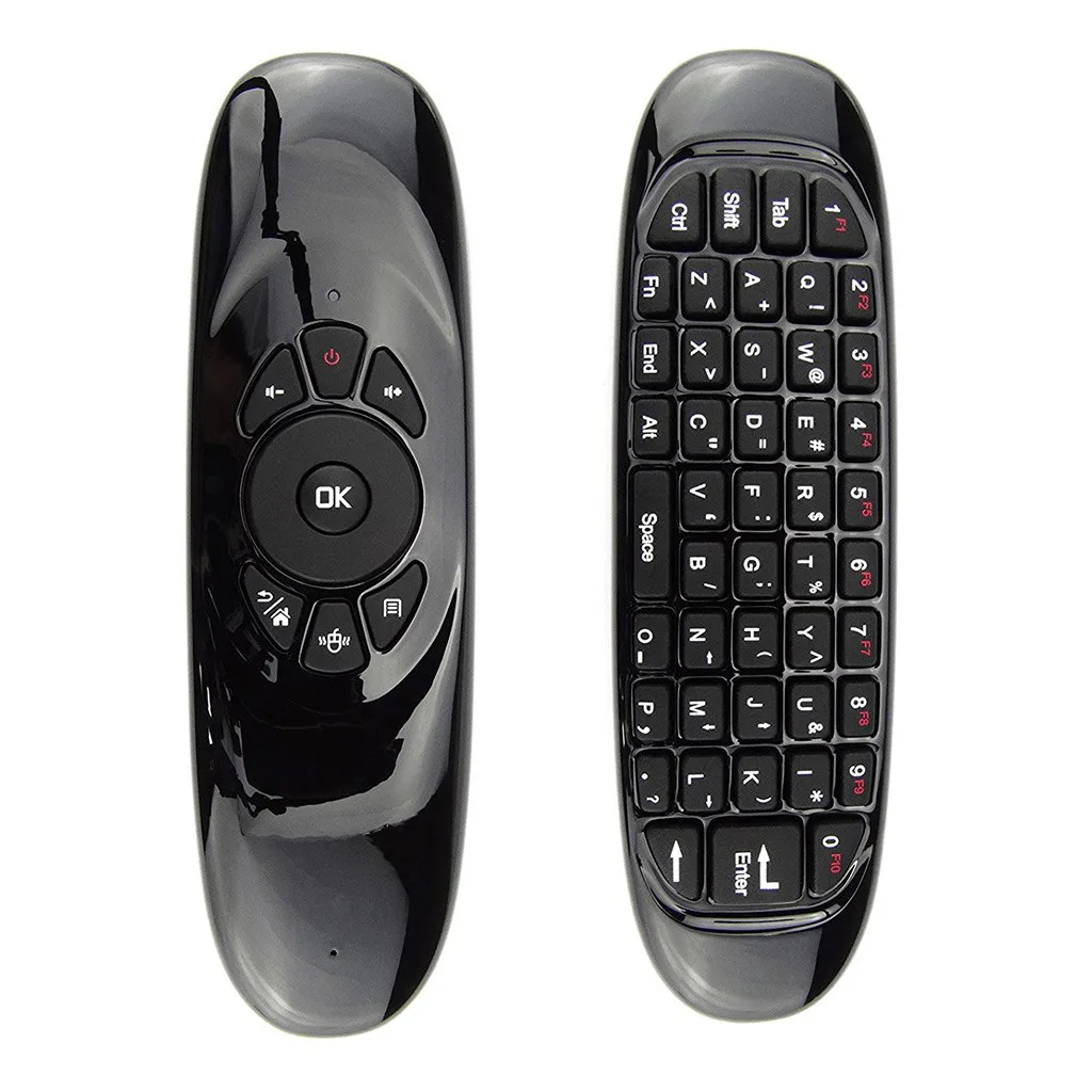 Ouhaobin для c120 2 4G Беспроводная двухсторонняя мультимедийная клавиатура мини Air mouse