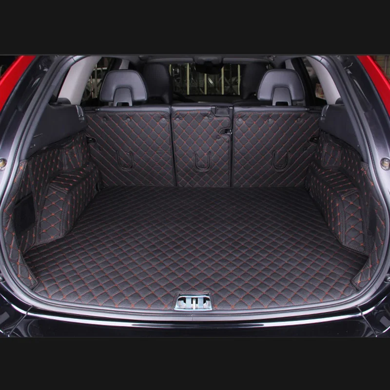 Кожаный коврик для багажника автомобиля volvo xc60 XC40, грузовая подкладка,,,,, аксессуары, ковер для багажа
