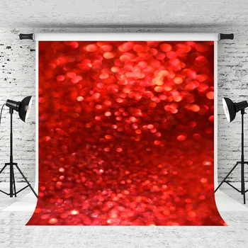 

VinylBDS Red Wedding Photo Studio Backdrop Wedding Washable Sparkling Background Photography Chilldren Camera Fotografica