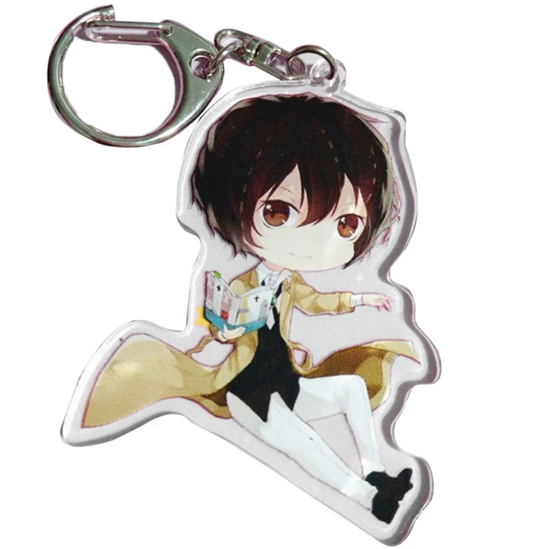 Anime Keychain Bungou Stray Dogs Atsushi Acrylic Keychain Fashion Gift