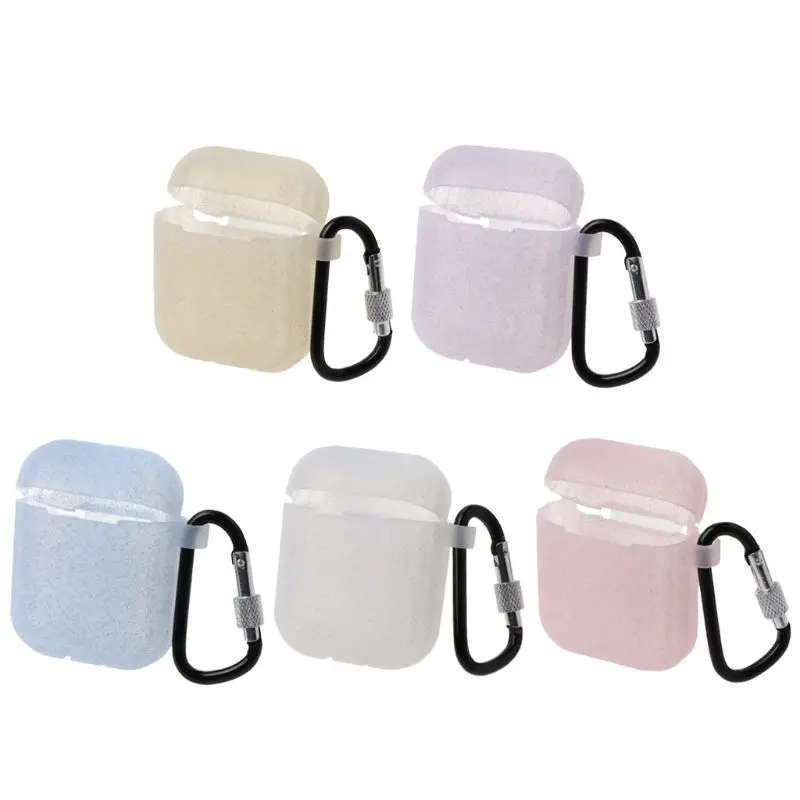 

Protective Silicone Cover Skin Bag With Keychain Shockproof Earphone Charger Holder Accessories For Apple AirPods Air Pod Case