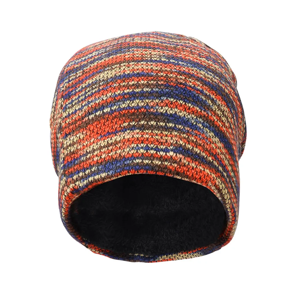 Maylisacc распродажа Skullies Beanies вязаная шапка осень зима теплые мужские женские Акриловые Полосатые Шляпы Шапки