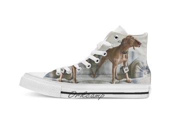 

She Thinks She's People Custom Casual High Top lace-up Canvas shoes sneakers Drop shipping