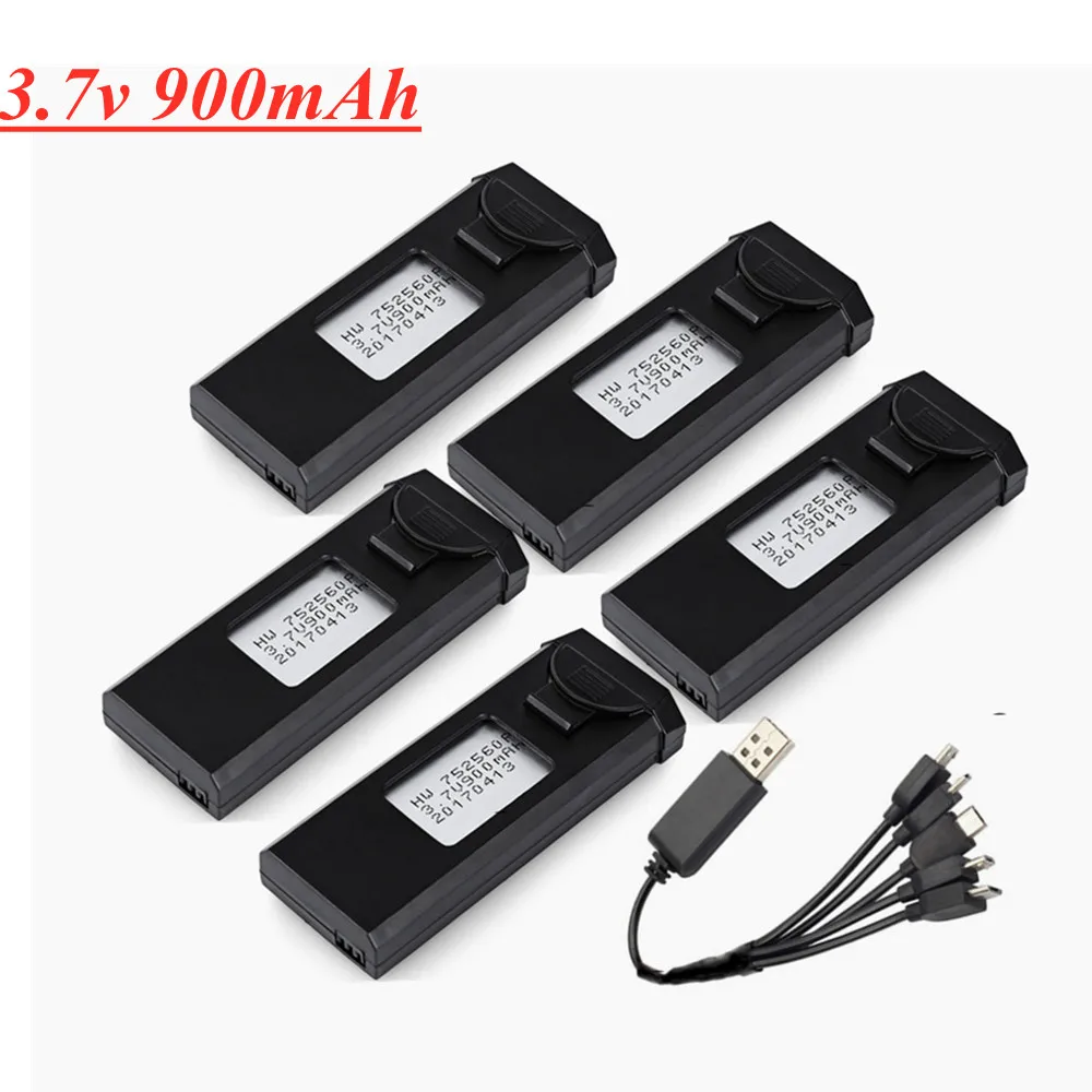 Аккумулятор Lipo 3 7 в 900 мАч с зарядным устройством для VISUO XS809 XS809S XS809HW XS809W запасные