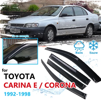 

Car Window Accessories for Toyota Corona Carina E T190 1992~1998 Rain Guard Deflector Visor Awnings Shelters 1993 1994 1995 1996
