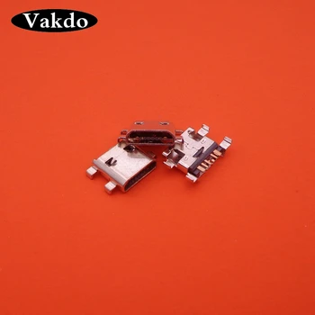 

100PCS/LOT micro mini USB connector charging jack socket port dock plug repair For Samsung I8160 S7562 I8190 S7562i S7562 6pin