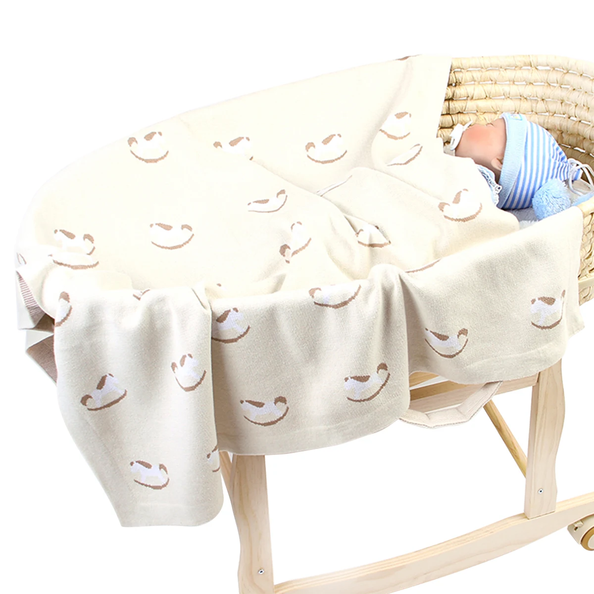 Детское одеяло с мультипликационным принтом многофункциональные пеленки для новорожденного одеяло вязаное одеяло для малышей Фотография мягкие детские аксессуары