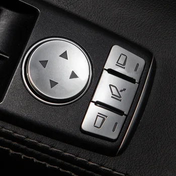 

Protection Window panel trim Cover Set Interior Silver Full Door Switch