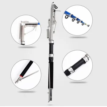 

New 2.1m/2.4m/2.7m Automatic Fishing Rod Glass Fiber Telescopic Fish Rod Sensitive Fishing Pole Device Carp Fishing Tackle Rods