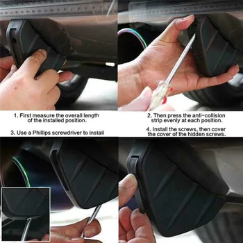 

Exterior Bumper Lip Rear Shark Fin Spoiler Plastic Replacement Accessories Auto