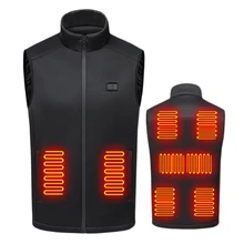 

Dual Control Intelligent USB Heated Vest Outdoor Sport Electric And Warm Heated Vest Mountaineering Windproof Vest Autumn Winter