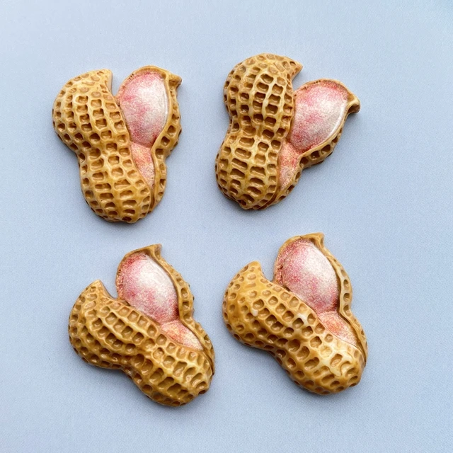 10/20 db Aranyos Mini Mesterséges Földimogyoró Lapos Hátsó Gyanta Kabochonok Scrapbooking Diy Ékszerek Kézműves Dekoráció Hozzáférés F67 - Image 3