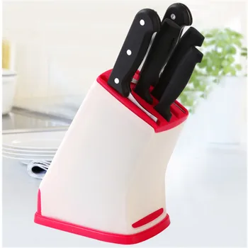 

Hot Sale Creative Supplies Kitchen Tool Storage Healthy Durable Knife Holder Multifunction Draining Tableware Rack