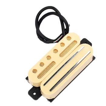 

Wired Dual Rail/Single Coil Pickup Replacement for Electric Guitars