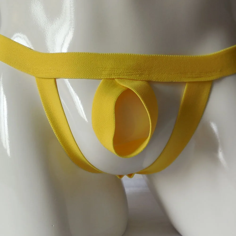Men Sexy Hollow Hole Pouch G-string T-back Thongs Underwear Harness Mni Briefs