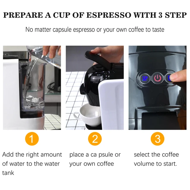 Italian Espresso Electric Coffee Capsule Machine 3 in 1 For Nestle Capsules Kitchen Appliances 19 bar Coffee Machine Sonifer 3