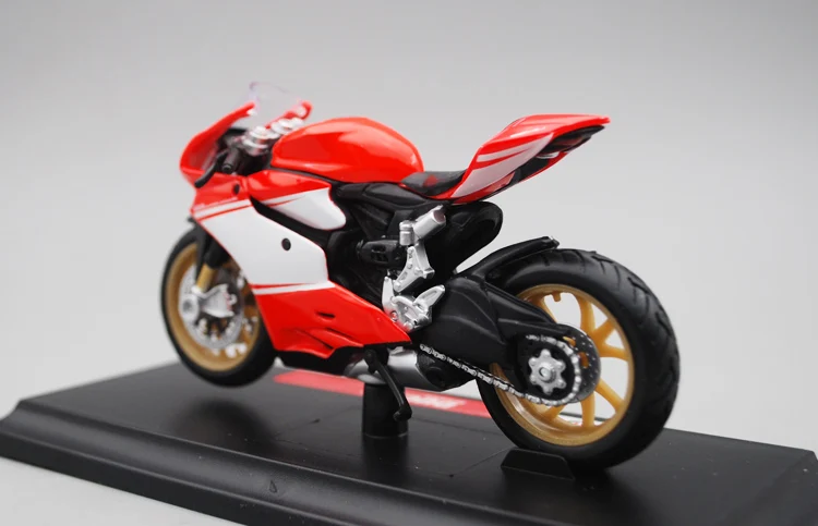 Maisto 1/18 1:18 Масштаб Ducati 1199 суперлеггра мотоциклы литье под давлением дисплей модели подарок на день рождения игрушки для мальчиков