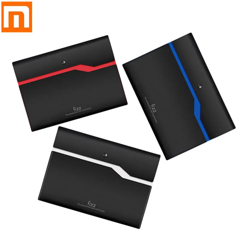 

Xiaomi Fizz Color Double-layer 6pcs File Bag A4 File Folder Classic Snap Waterproof Dirt Resistant Data Bag Document Filing Bag