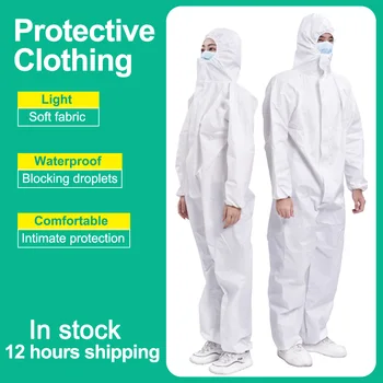 

Protective Clothing Safety Protective Suits Anti fog static Isolation Suit Hazmat Protective equipment Dust-proof Work Coverall
