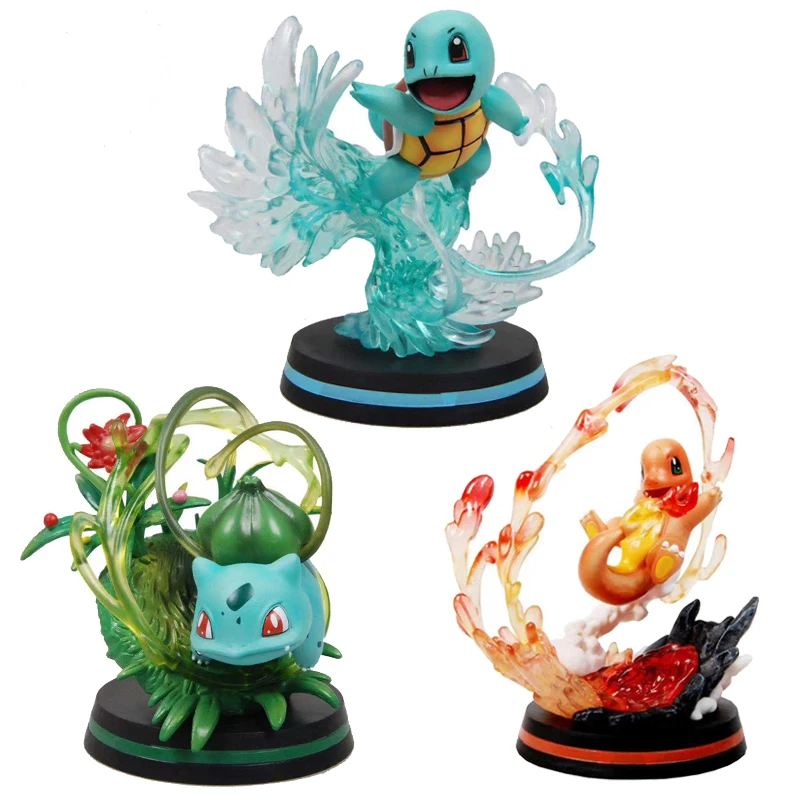 TAKARA TOMY Покемон Аниме Фигурка чармандер настенные наклейки ПВХ фигурка игрушки