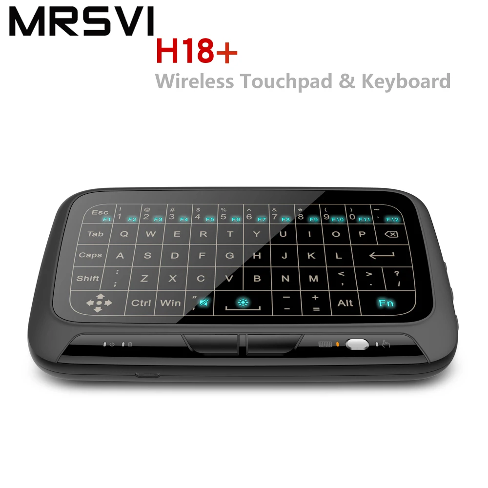 MRSVI новый дизайн H18 + полноэкранная сенсорная беспроводная клавиатура с тачпадом