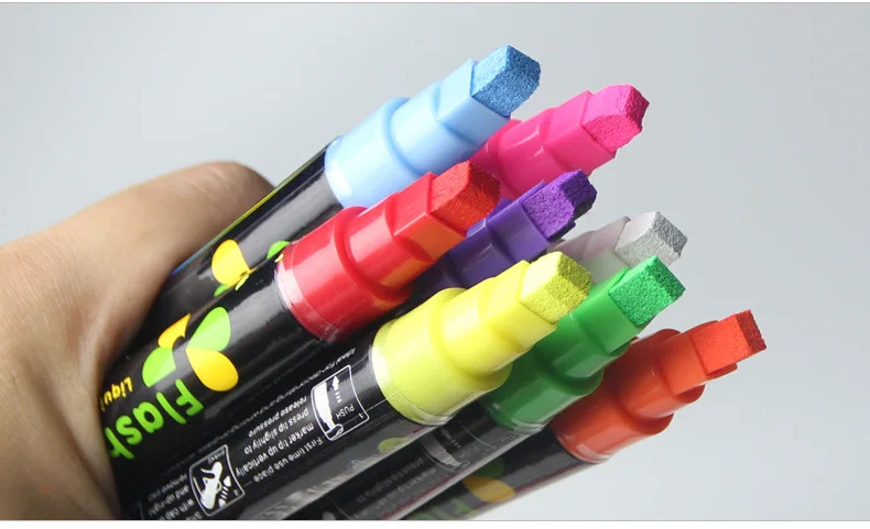 Новинка, милый маркер для конфет, флуоресцентный Жидкий Мел, маркер, неоновая ручка для светодиодный, для рисования, граффити, для офиса