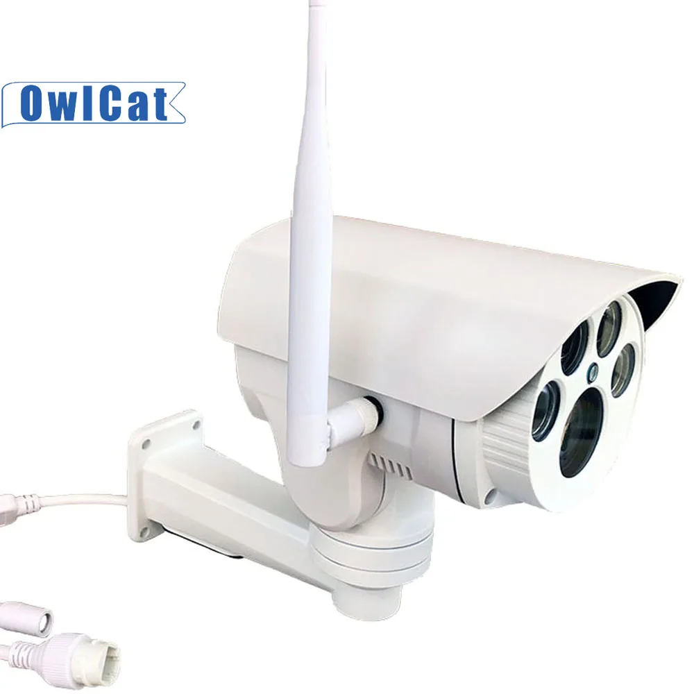 Камера Наружного видеонаблюдения OwlCat 1080P PTZ IP Wi Fi 10X оптический зум 2 МП