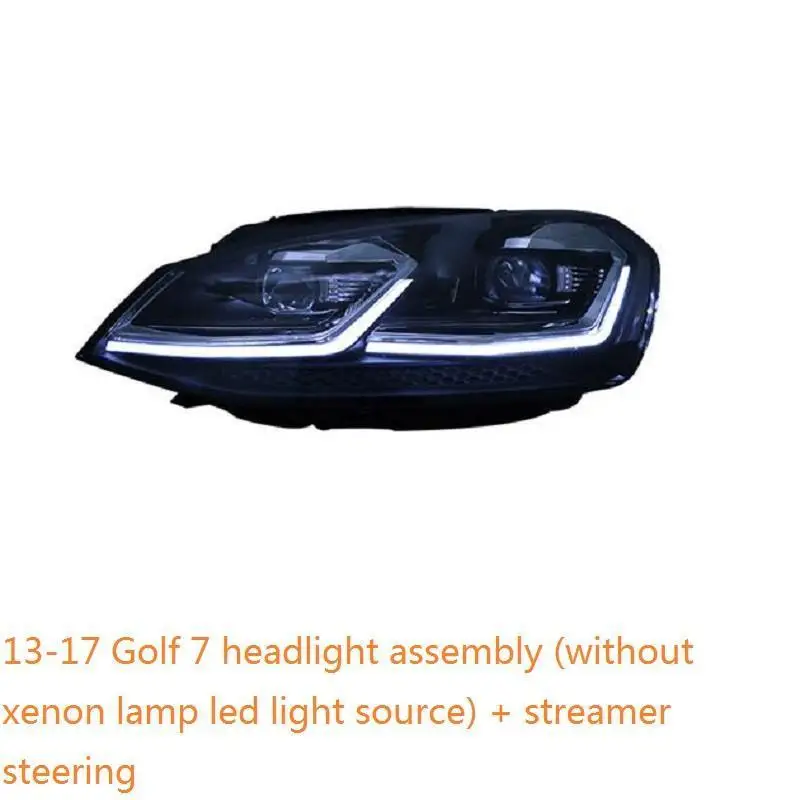 Led Para Авто дневные ходовые Боковые указатели поворота освещение автомобиля фары Задние фары 14 15 16 17 для Volkswagen Golf 7 - Цвет: Number 11