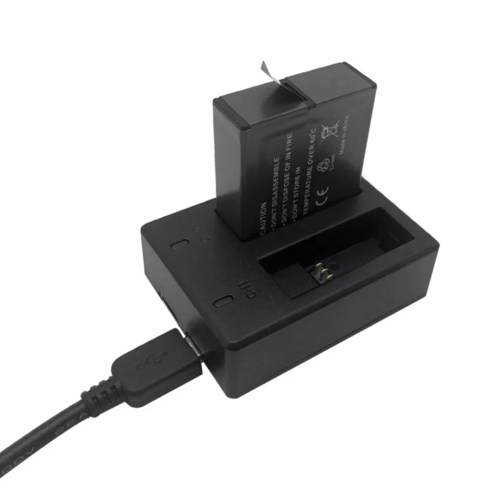 

Portable Dual Port Slot AHDBT-501 Battery Charger For Gopro Hero 5 Sports Action Camera With USB Cable Camera Accessories