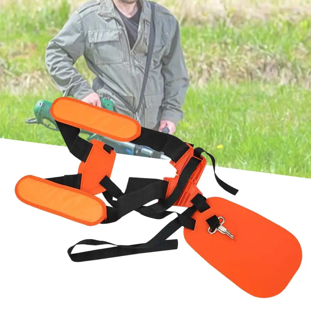 Adjustable Trimmer Shoulder Strap Trimmer Parts Double Shoulder Harness Strap for Brush Cutter Lawn Mower Chainsaw