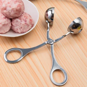

Convenient Meatball Maker Stainless Steel Stuffed Meatball Clip DIY Fish Meat Rice Ball Maker 16 Cm /17 CM