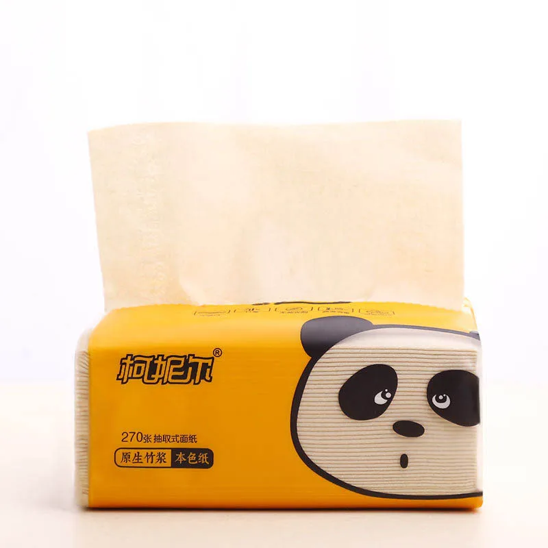 8 bags Paper Extraction 270 Sheets 3-layers Skin-Friendly Paper Extraction Protogenesis Napkin Household Tissue Non-Smell
