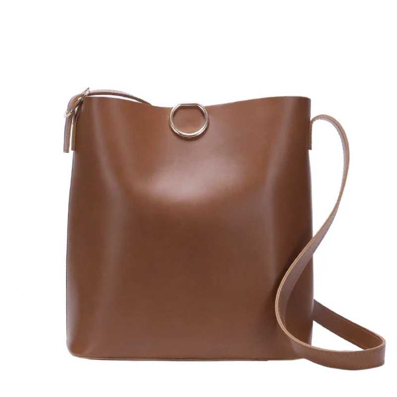 

Hot Selling Borse Da Donna Set 2020 Large Shopper Bag Luxury Crossbody Bags For Women Bucket Bag Fashion Wide Strap Shoulder Bag