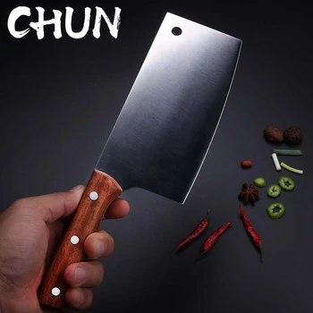 

CHUN Super Sharp Blade Chinese Kitchen Knife 7 Inch High Quality Cooking Knife Meat Fish Vegetable Sushi Slicing Knives Cutlery