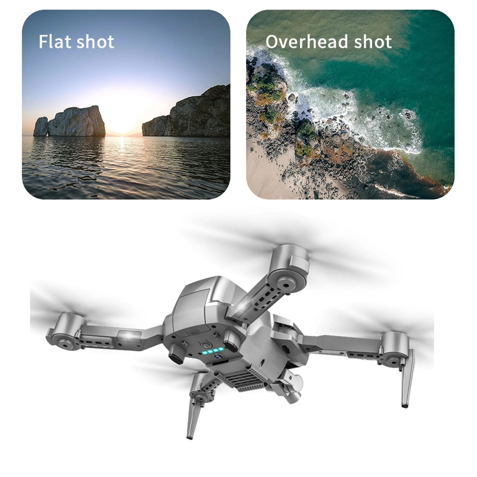 US $68.09 L106 Pro GPS 5G WIFI Mini RC Drone Folding Fouraxis Drone 4K HD Camera Gimbal Highdefinition Camera Aircraft FPV Quadcopter