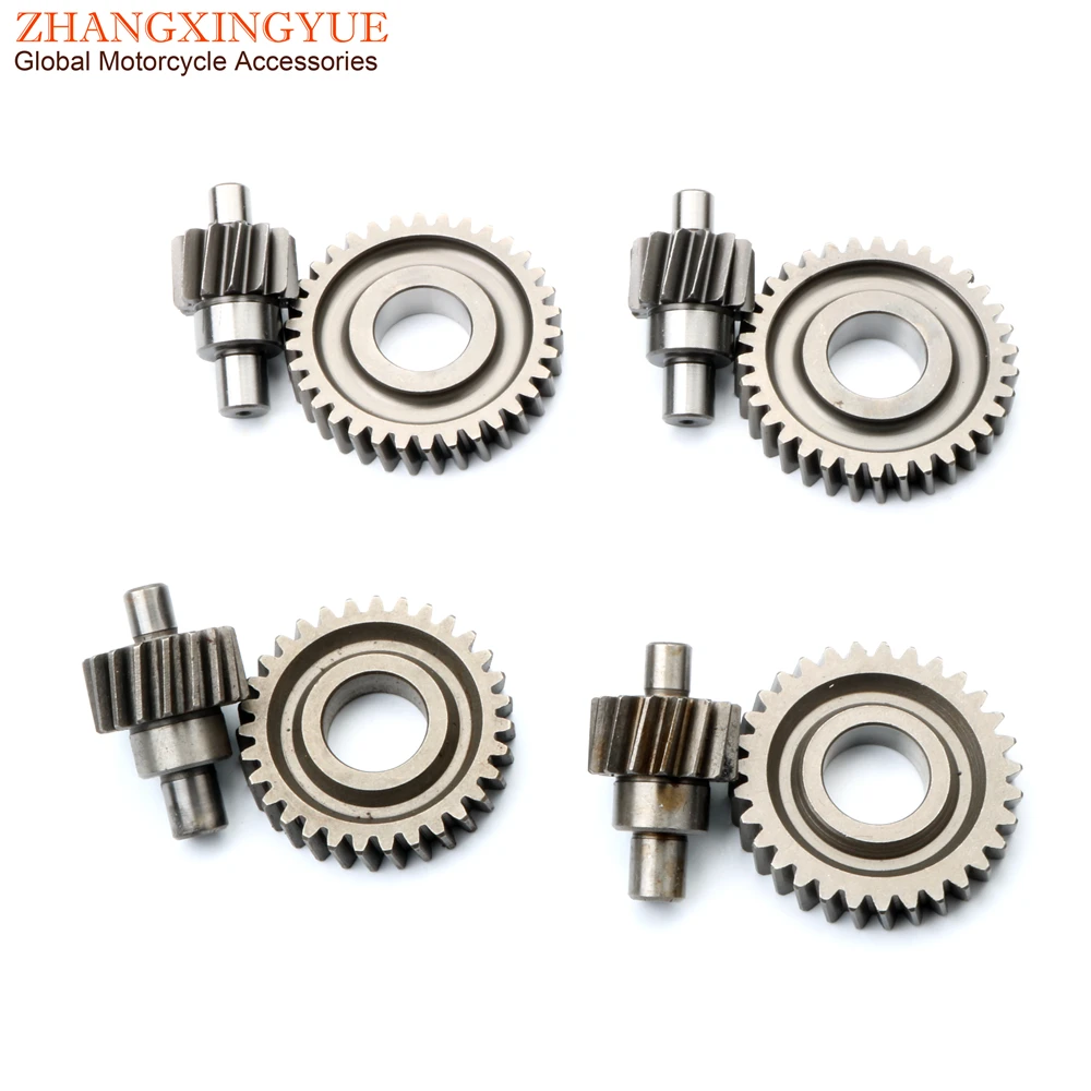 Scooter Final Drive Gear 31T/15T 17T 34T/13T 14T motorcycle variator roller weights for Yamaha Axis 50 Breeze Jog R Neo's Why Zest YE Minarelli 50cc 3KJ AC 2T