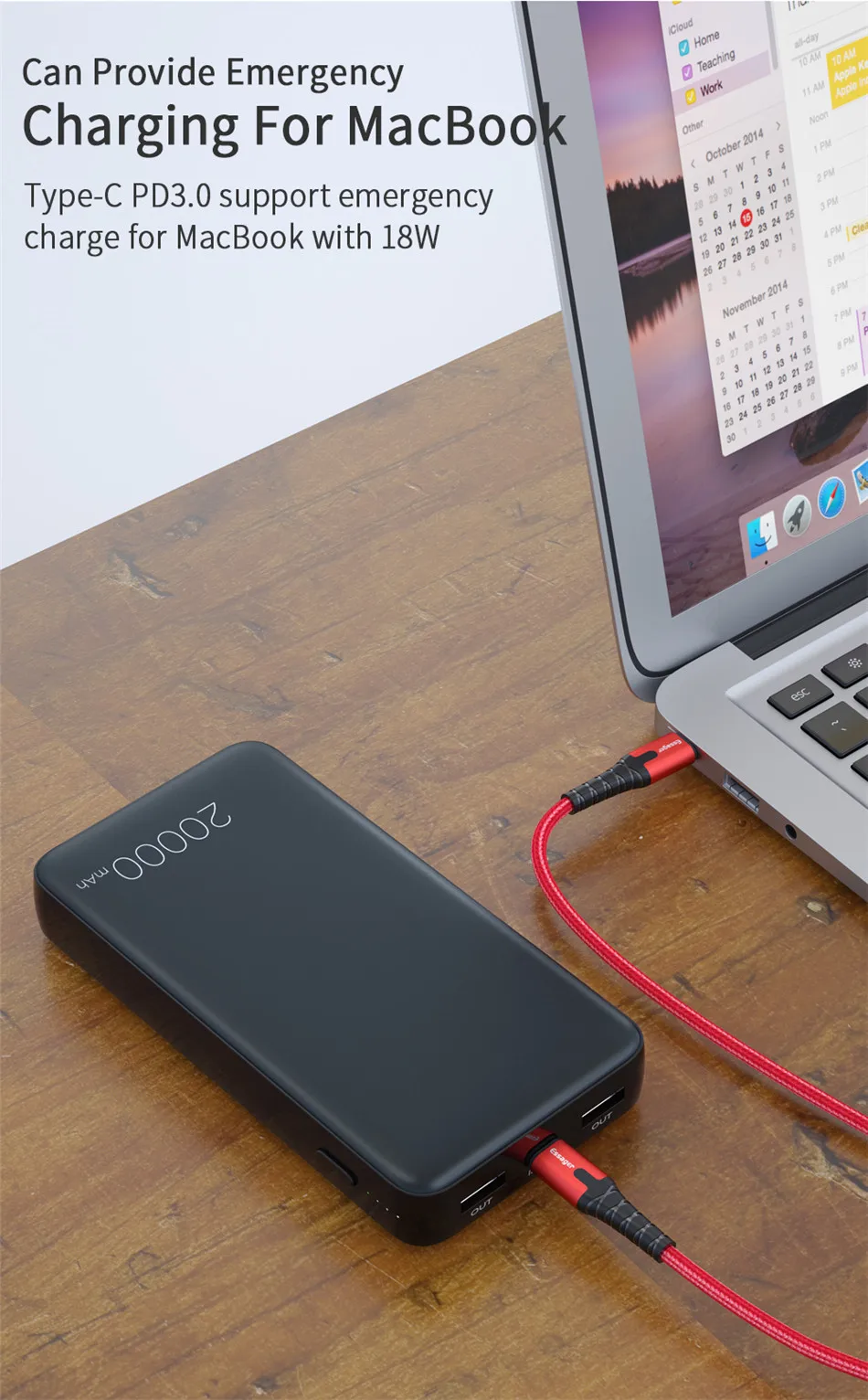 Essager, 20000 мА/ч, зарядное устройство, быстрая зарядка, 3,0 USB C PD, быстрая зарядка, 20000 мА/ч, зарядное устройство для Xiaomi, портативное зарядное устройство, внешний аккумулятор