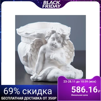 

Figured kashpo "Angel karapuz" white 18 х14х14см 2873788