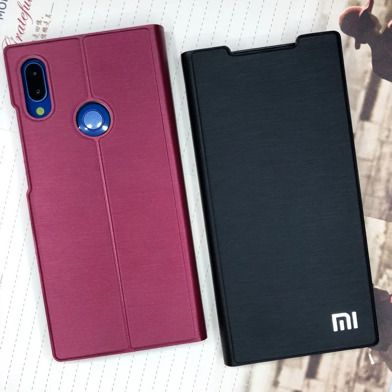 Для Xiaomi Redmi Note 7 чехол Роскошный тонкий стиль стэндер кошелек Флип PU Кожаные чехлы для Xiaomi Redmi Note 7 держатель для карт