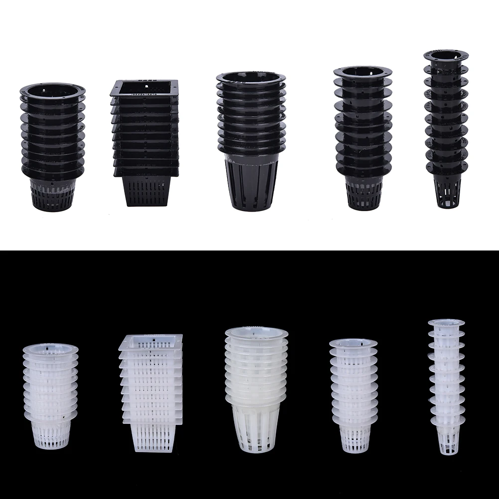 10pcs Heavy Duty Mesh Pot Net Cup Basket Hydroponic Aeroponic Plant Grow Clone