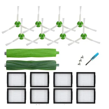 

SANQ 22Pcs for IRobot Roomba E Series E5 E6 E7 I Series I7 I7 I7 Plus Robot Replacement Parts Kit
