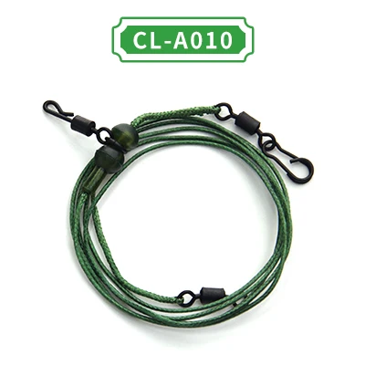 CL-A010 Mosodo оплетка для ловли карпа леска Lead Core 80 см снасти для ловли Карпов поводки основной сетевой шнур стальной провод Leadcore с поворотными свинцовыми зажимами - Цвет: CL-A010