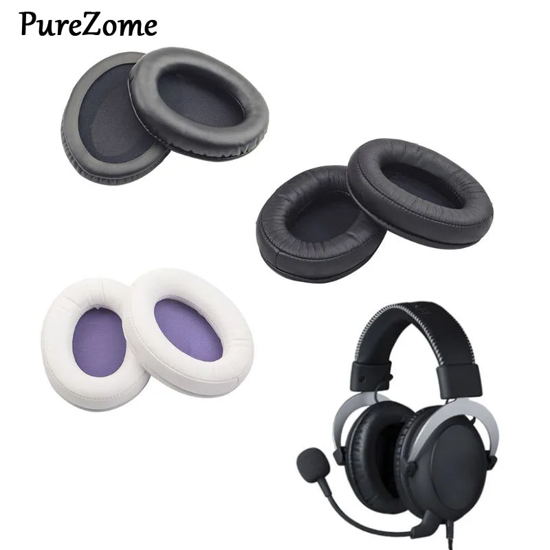 

Ear Pad Protein Leather Replacement Ear Pad for Kingston HyperX Cloud II