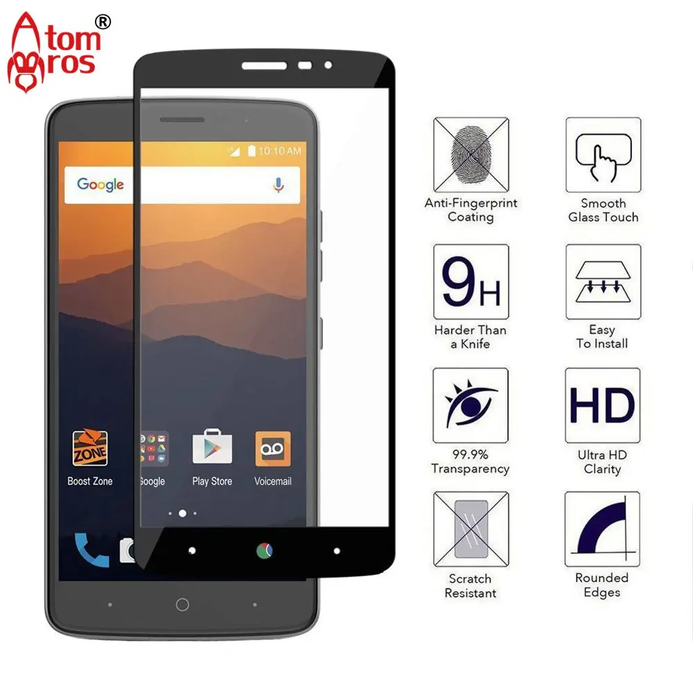 Защитная пленка для экрана из закаленного стекла AtomBros 2.5D 9H ZTE Max XL N9560/Blade 3 |